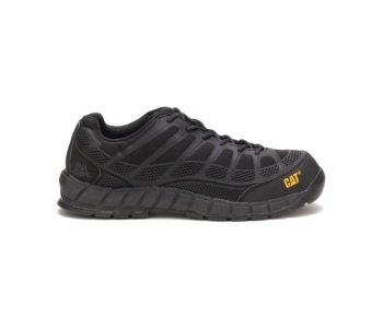 Caterpillar Skor Sverige - Streamline Composite Toe Work Shoe Sneakers Herr Svarta MUG-945863